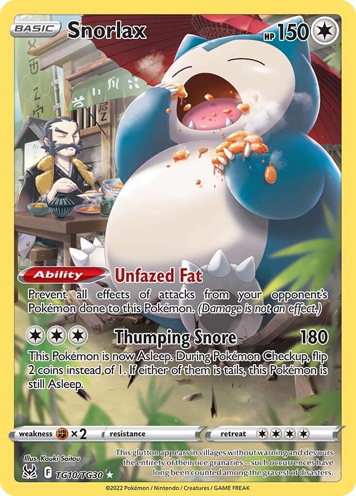Snorlax (TG10/TG30) [Sword & Shield: Lost Origin] | Devastation Store