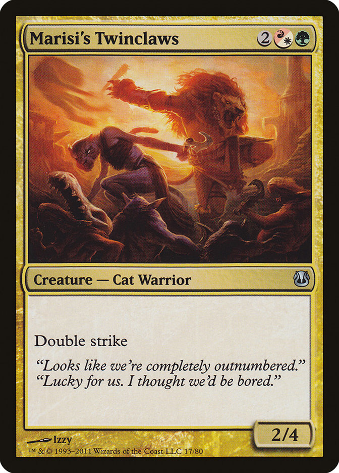 Marisi's Twinclaws [Duel Decks: Ajani vs. Nicol Bolas] | Devastation Store
