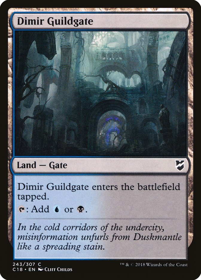 Dimir Guildgate [Commander 2018] | Devastation Store