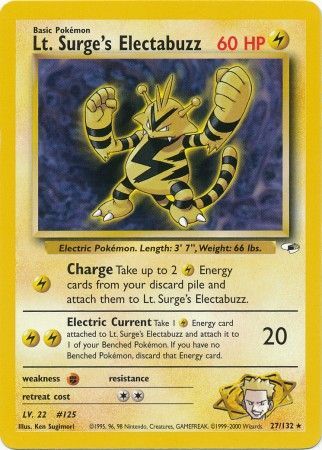 Lt. Surge's Electabuzz (27/132) [Gym Heroes Unlimited] | Devastation Store