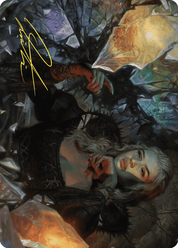 Prophetic Prism Art Card (Gold-Stamped Signature) [Wilds of Eldraine Art Series] | Devastation Store