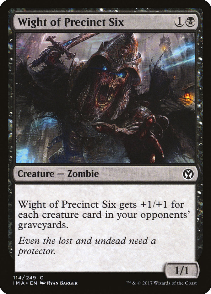 Wight of Precinct Six [Iconic Masters] | Devastation Store