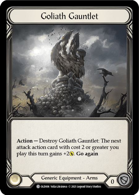 Goliath Gauntlet [OLD006] (Tales of Aria Oldhim Blitz Deck)  1st Edition Normal | Devastation Store