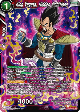 King Vegeta, Hidden Ambitions [BT13-020] | Devastation Store