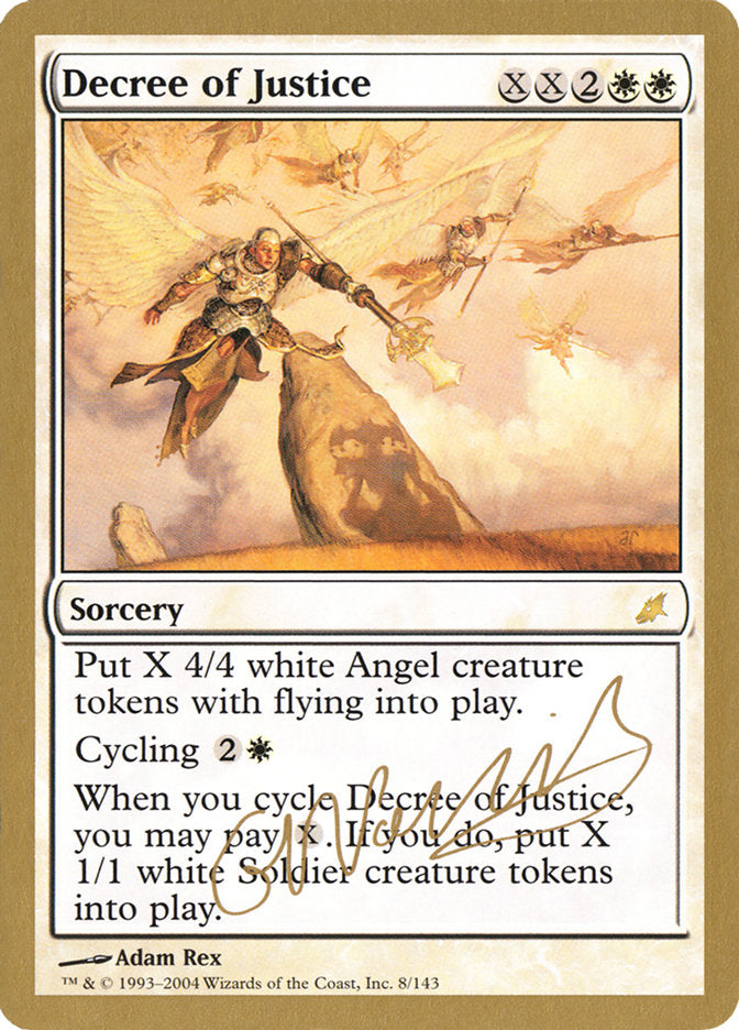 Decree of Justice (Gabriel Nassif) [World Championship Decks 2004] | Devastation Store