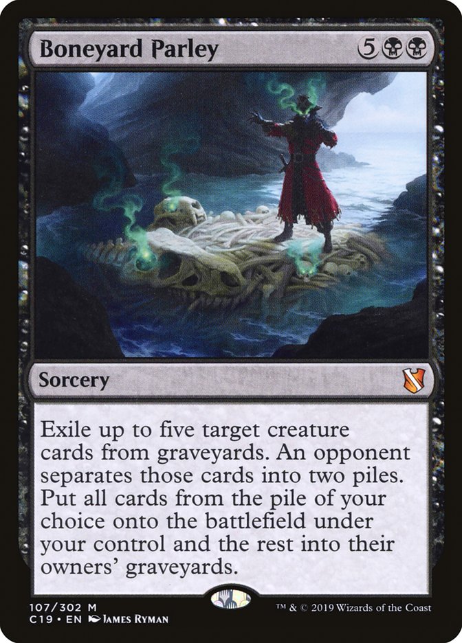 Boneyard Parley [Commander 2019] | Devastation Store