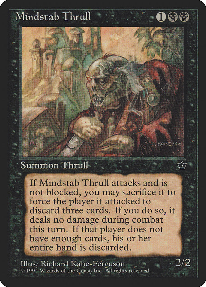 Mindstab Thrull (Richard Kane Ferguson) [Fallen Empires] - Devastation Store | Devastation Store