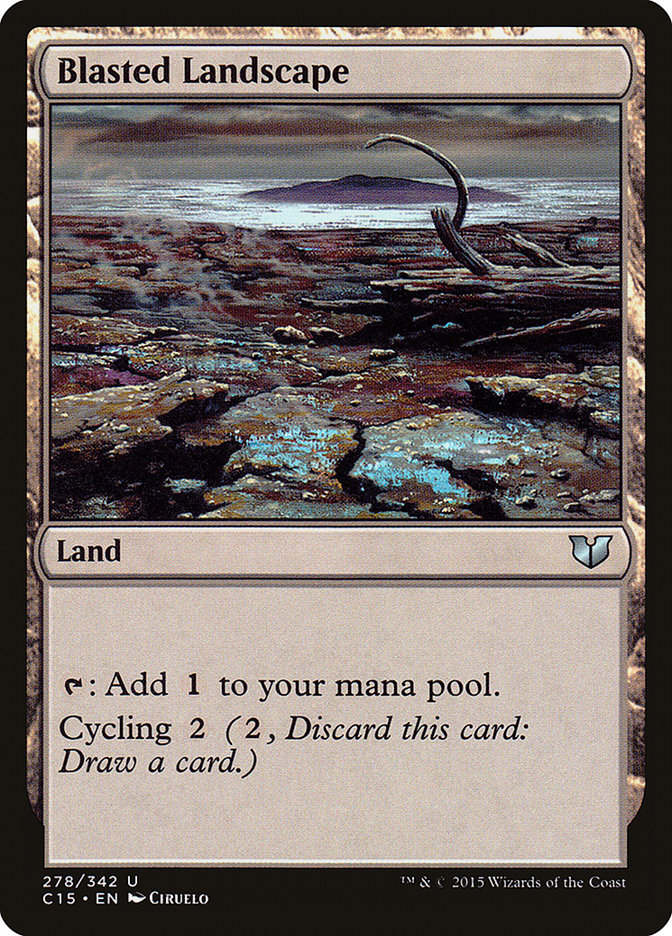 Blasted Landscape [Commander 2015] | Devastation Store