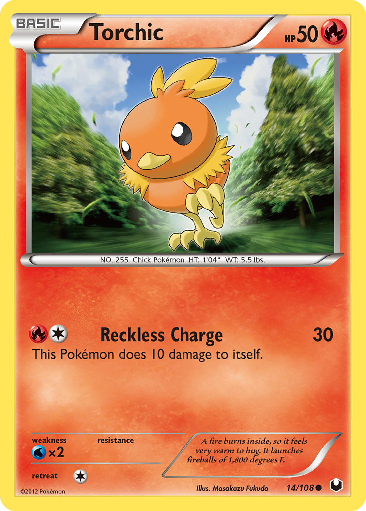 Torchic (14/108) [Black & White: Dark Explorers] | Devastation Store