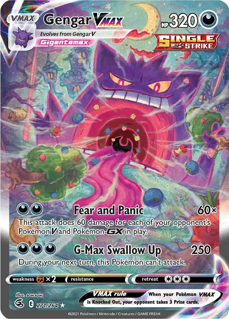 Gengar VMAX (271/264) [Sword & Shield: Fusion Strike] | Devastation Store