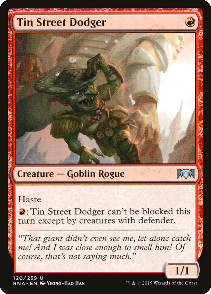 Tin Street Dodger [Ravnica Allegiance] | Devastation Store