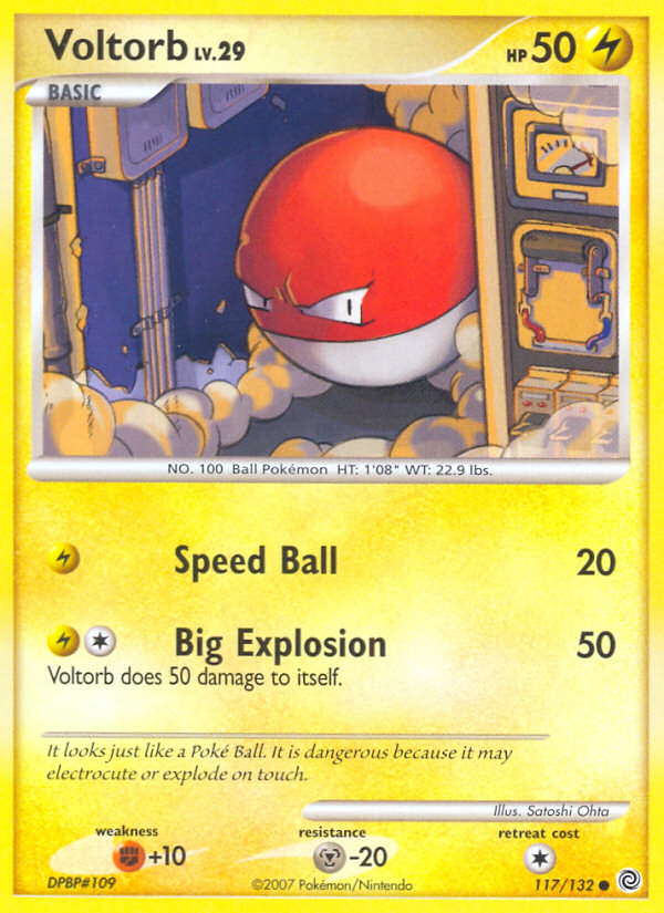 Voltorb (117/132) [Diamond & Pearl: Secret Wonders] | Devastation Store