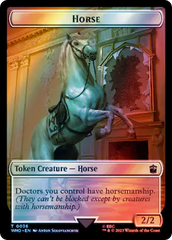 Horse // Alien Salamander Double-Sided Token (Surge Foil) [Doctor Who Tokens] | Devastation Store