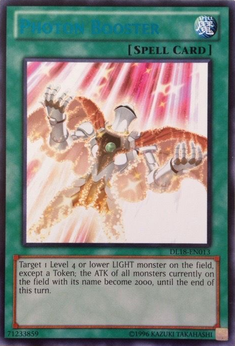Photon Booster (Blue) [DL18-EN013] Rare | Devastation Store