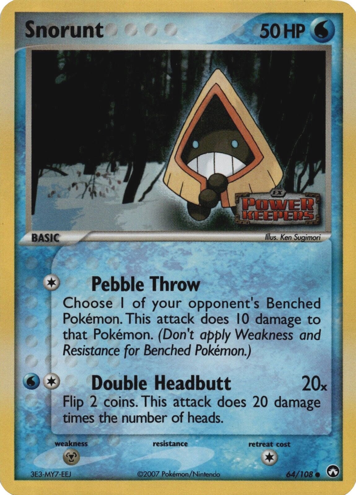 Snorunt (64/108) (Stamped) [EX: Power Keepers] | Devastation Store