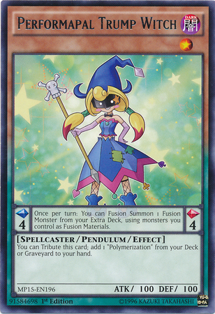 Performapal Trump Witch [MP15-EN196] Rare | Devastation Store