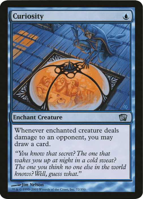 Curiosity (Oversized) [Eighth Edition Box Topper] | Devastation Store
