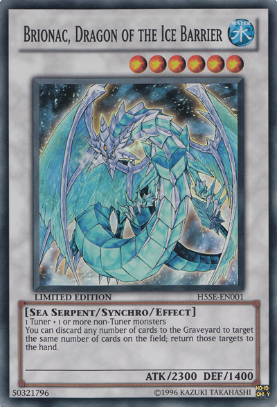 Brionac, Dragon of the Ice Barrier [H5SE-EN001] Super Rare | Devastation Store