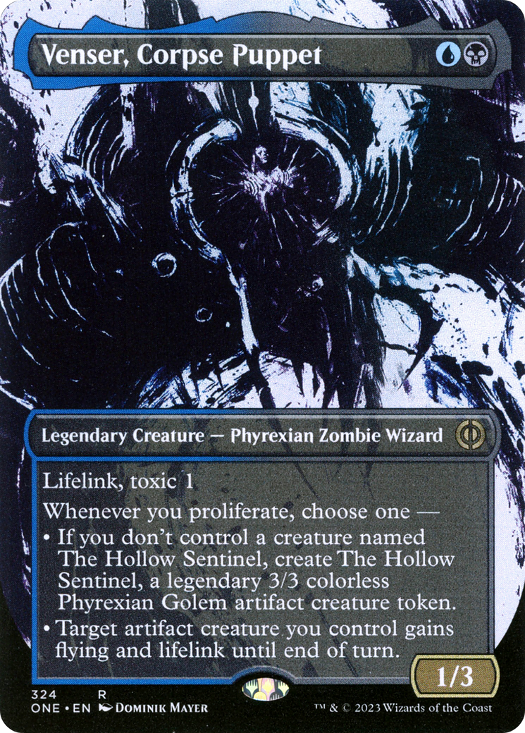 Venser, Corpse Puppet (Borderless Ichor) [Phyrexia: All Will Be One] | Devastation Store