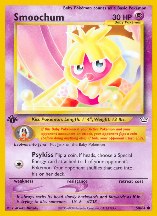 Smoochum (54/64) [Neo Revelation 1st Edition] | Devastation Store