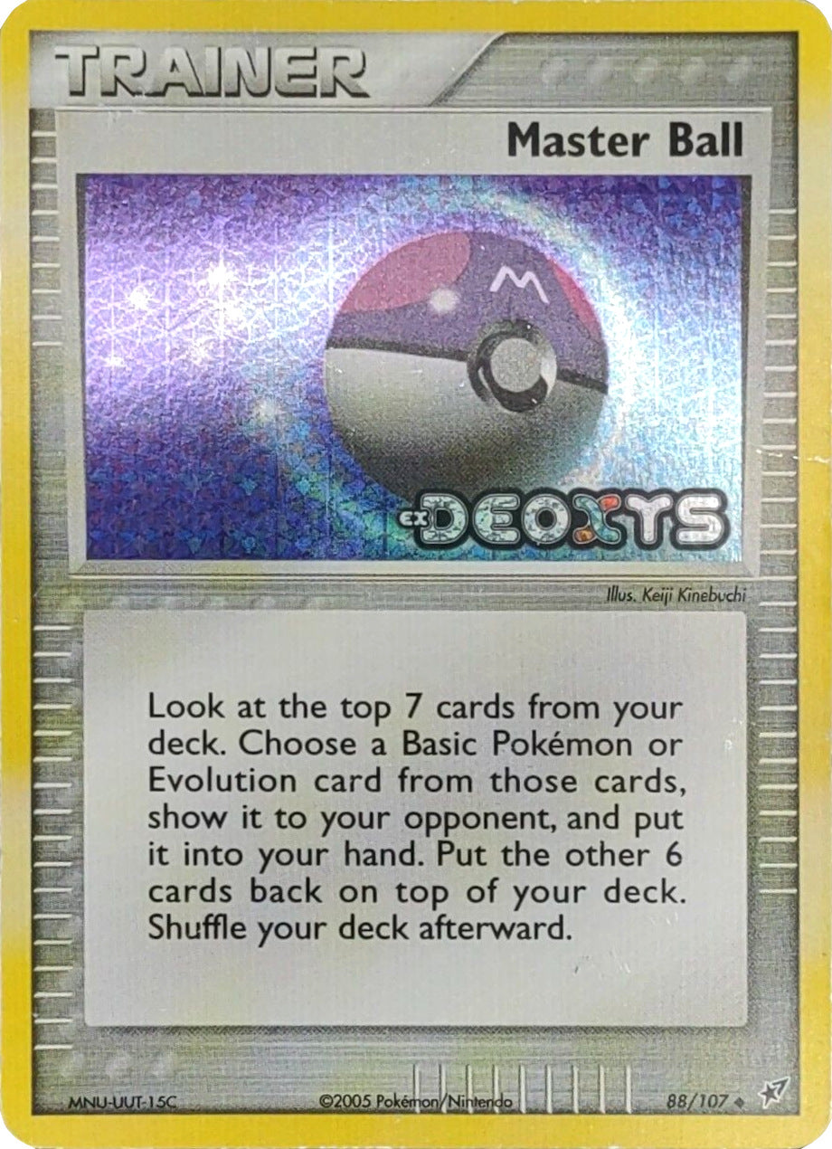 Master Ball (88/107) (Stamped) [EX: Deoxys] | Devastation Store