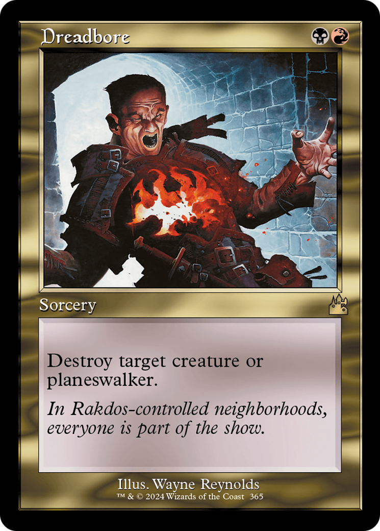 Dreadbore (Retro Frame) [Ravnica Remastered] | Devastation Store