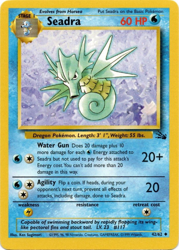 Seadra (42/62) [Fossil Unlimited] | Devastation Store