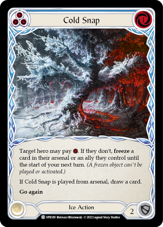 Cold Snap (Blue) [UPR149] (Uprising) | Devastation Store