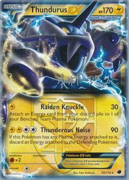 Thundurus EX (38/116) (Plasma Power - Haruto Kobayashi) [World Championships 2014] | Devastation Store