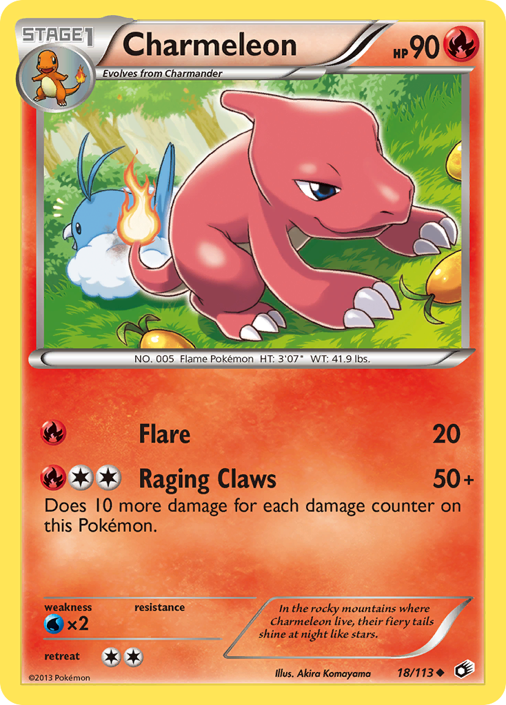 Charmeleon (18/113) [Black & White: Legendary Treasures] | Devastation Store