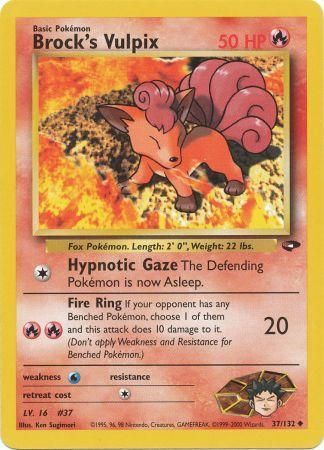 Brock's Vulpix (37/132) [Gym Challenge Unlimited] | Devastation Store