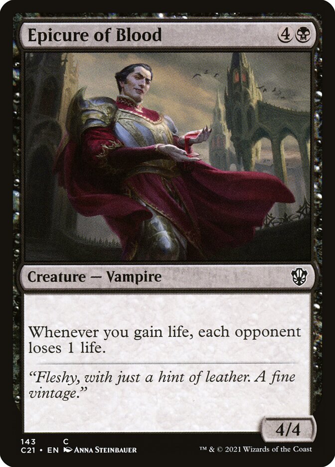 Epicure of Blood [Commander 2021] | Devastation Store
