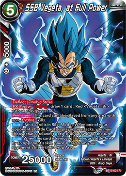 SSB Vegeta, at Full Power (Rare) [BT13-021] | Devastation Store