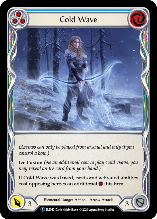 Cold Wave (Blue) [U-ELE040] Unlimited Normal | Devastation Store