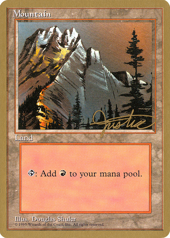 Mountain (mj373) (Mark Justice) [Pro Tour Collector Set] | Devastation Store