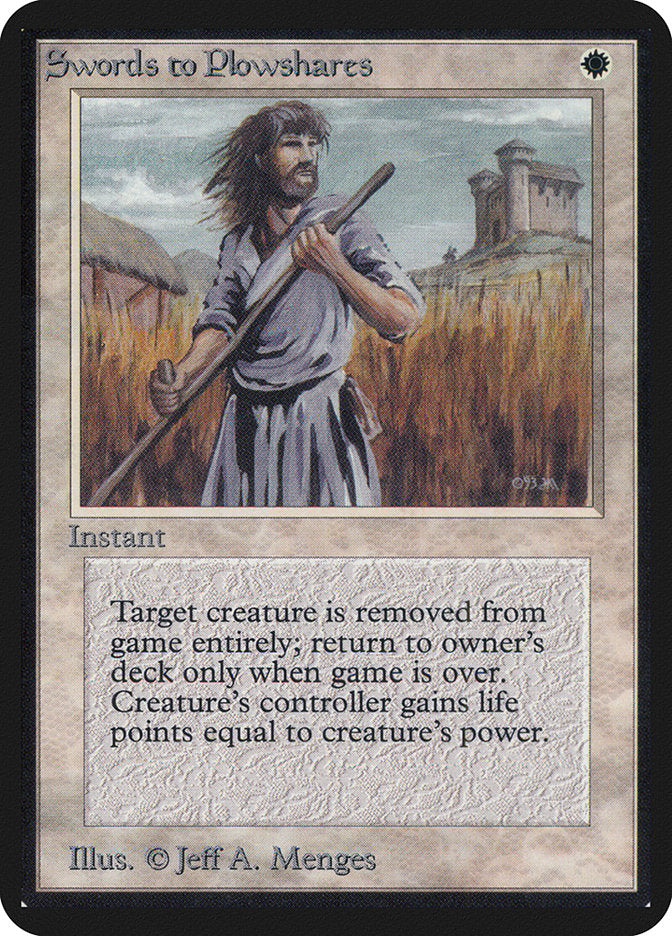 Swords to Plowshares [Limited Edition Alpha] - Devastation Store | Devastation Store