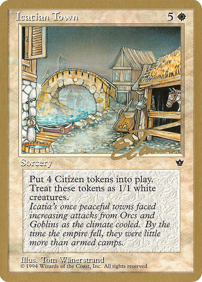 Icatian Town (Eric Tam) [Pro Tour Collector Set] | Devastation Store