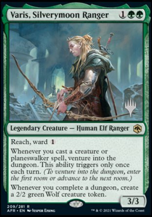 Varis, Silverymoon Ranger (Promo Pack) [Dungeons & Dragons: Adventures in the Forgotten Realms Promos] | Devastation Store