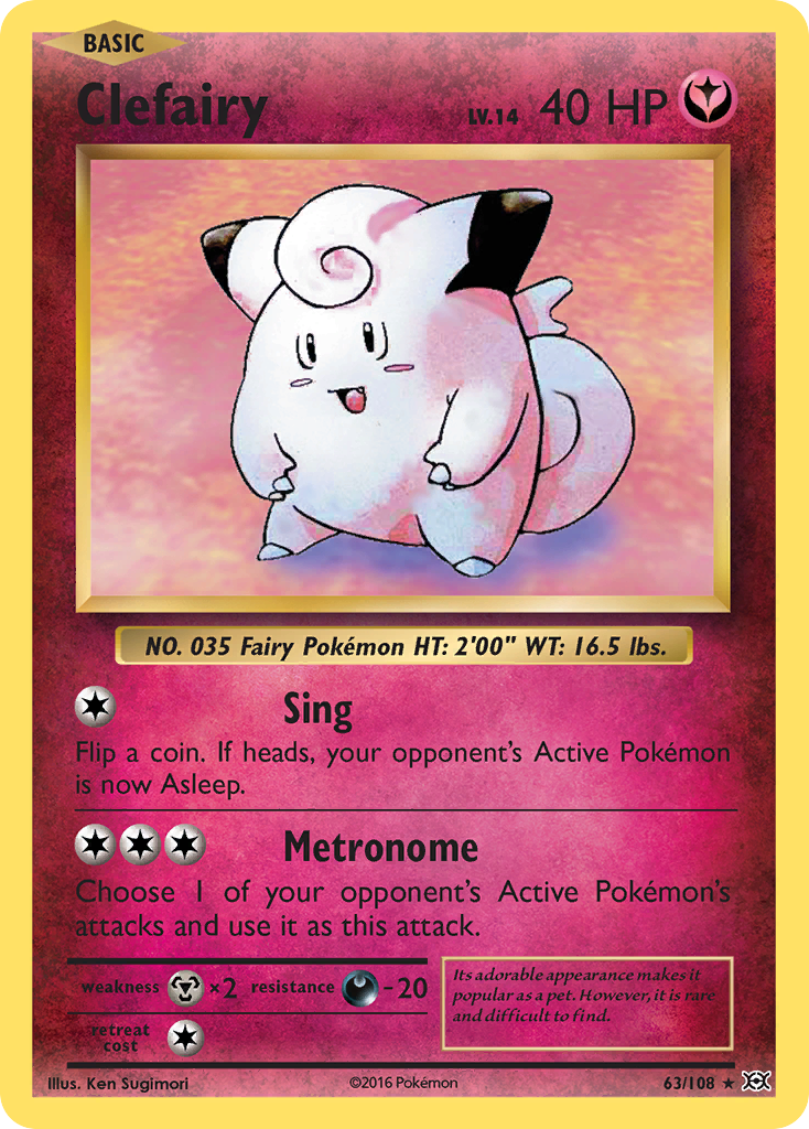 Clefairy (63/108) [XY: Evolutions] | Devastation Store