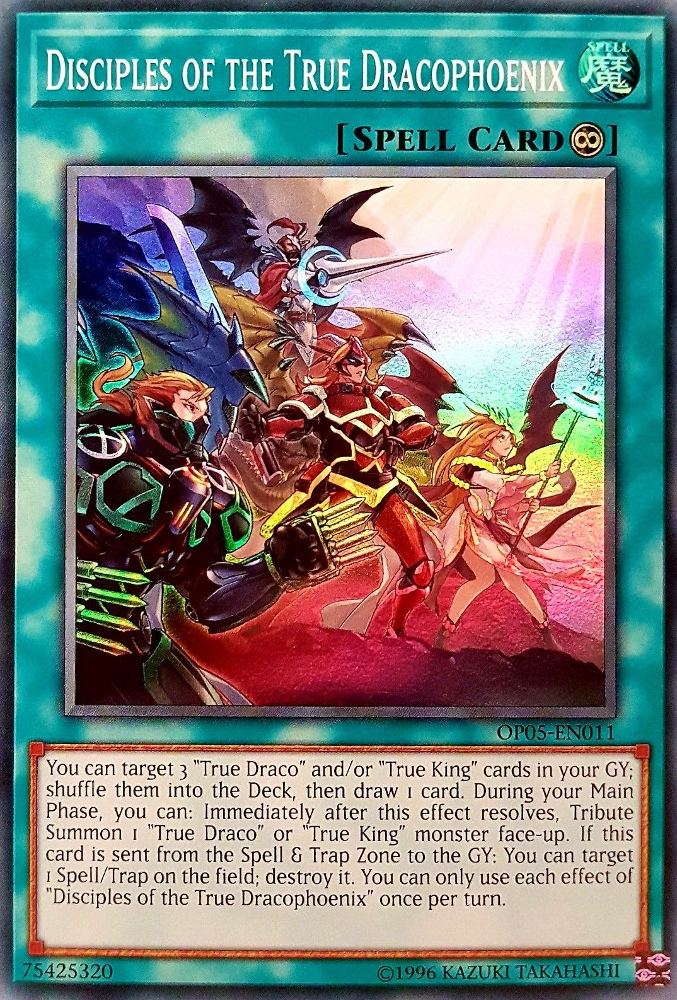 Disciples of the True Dracophoenix [OP05-EN011] Super Rare | Devastation Store