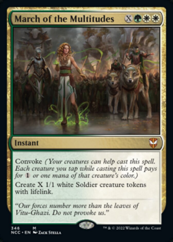 March of the Multitudes [Streets of New Capenna Commander] | Devastation Store