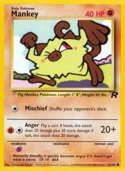 Mankey (61/82) [Team Rocket Unlimited] | Devastation Store