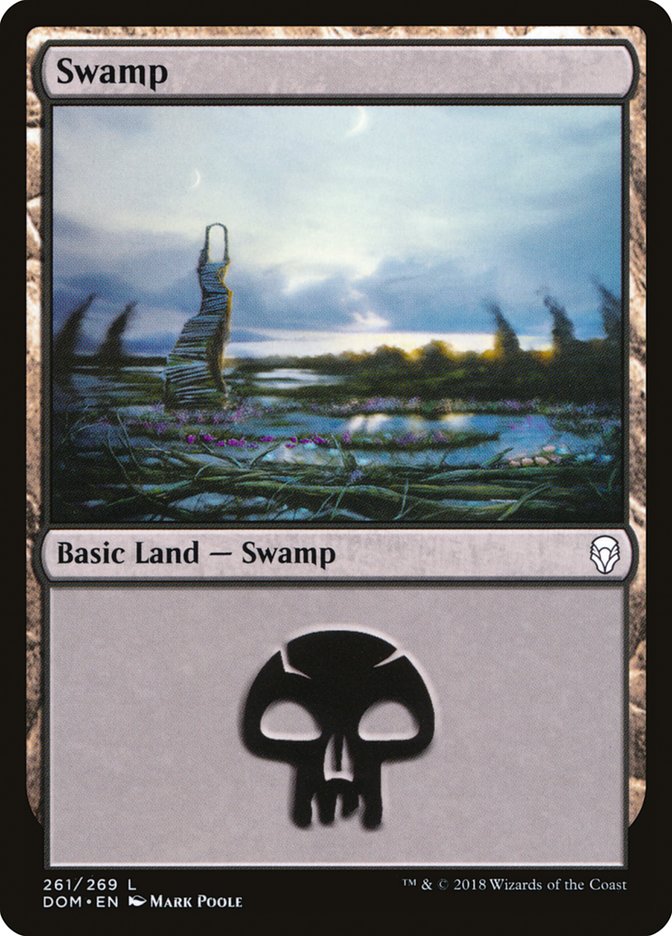 Swamp (261) [Dominaria] - Devastation Store | Devastation Store