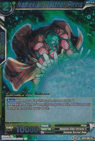 Namekian Partner Pirina [BT7-091_PR] | Devastation Store