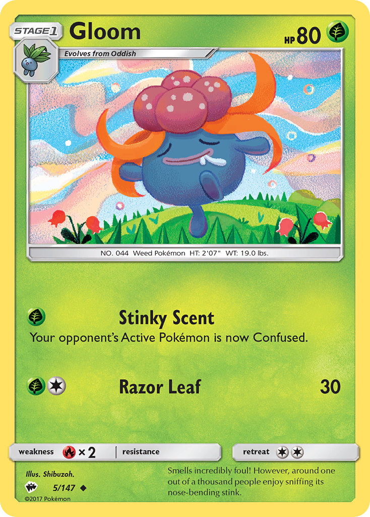 Gloom (5/147) [Sun & Moon: Burning Shadows] | Devastation Store
