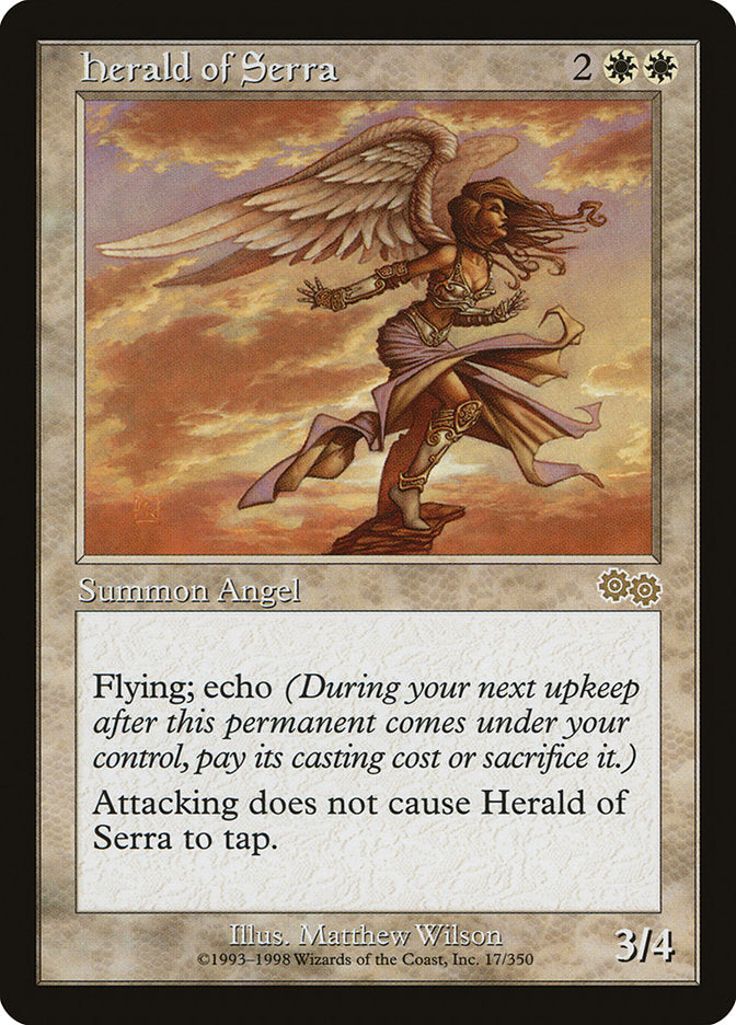 Herald of Serra [Urza's Saga] - Devastation Store | Devastation Store