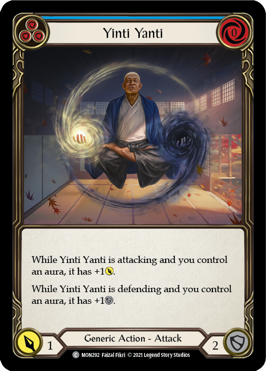 Yinti Yanti (Blue) (Rainbow Foil) [MON292-RF] 1st Edition Rainbow Foil - Devastation Store | Devastation Store