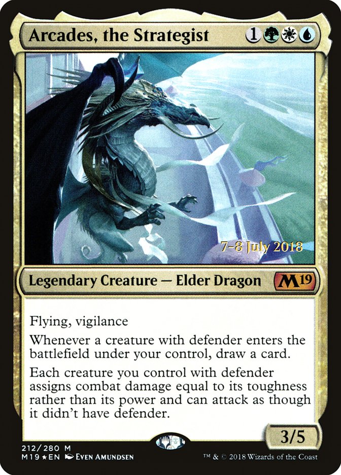 Arcades, the Strategist  [Core Set 2019 Prerelease Promos] | Devastation Store