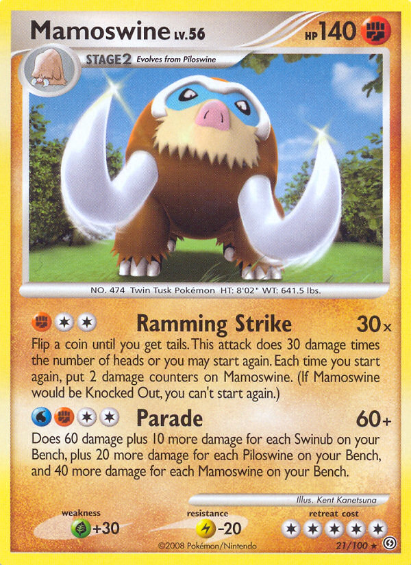 Mamoswine (21/100) [Diamond & Pearl: Stormfront] | Devastation Store