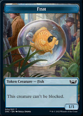 Treasure (013) // Fish Double-sided Token [Streets of New Capenna Tokens] | Devastation Store